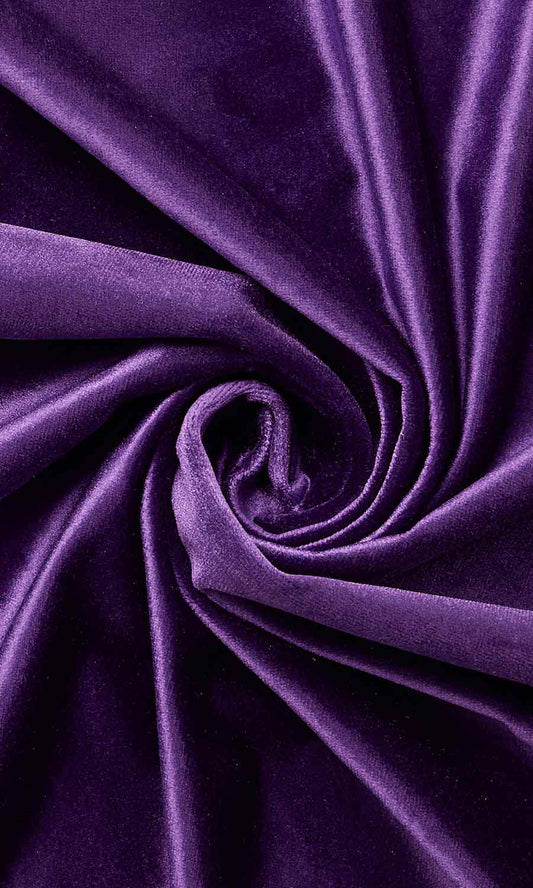 Purple Velvet Custom Curtains