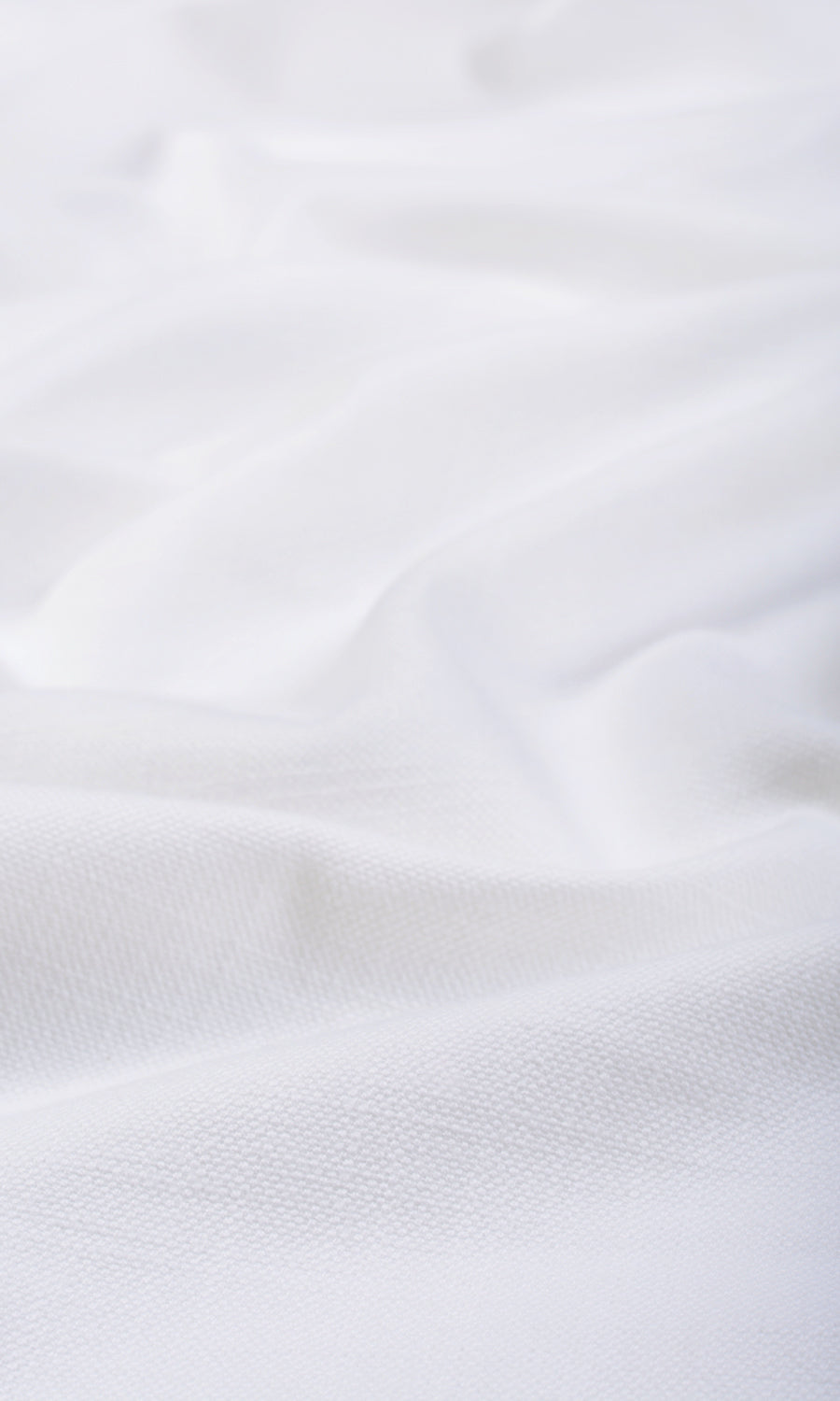 Solid Textured Window Treatments Fabric By the Metre (White)