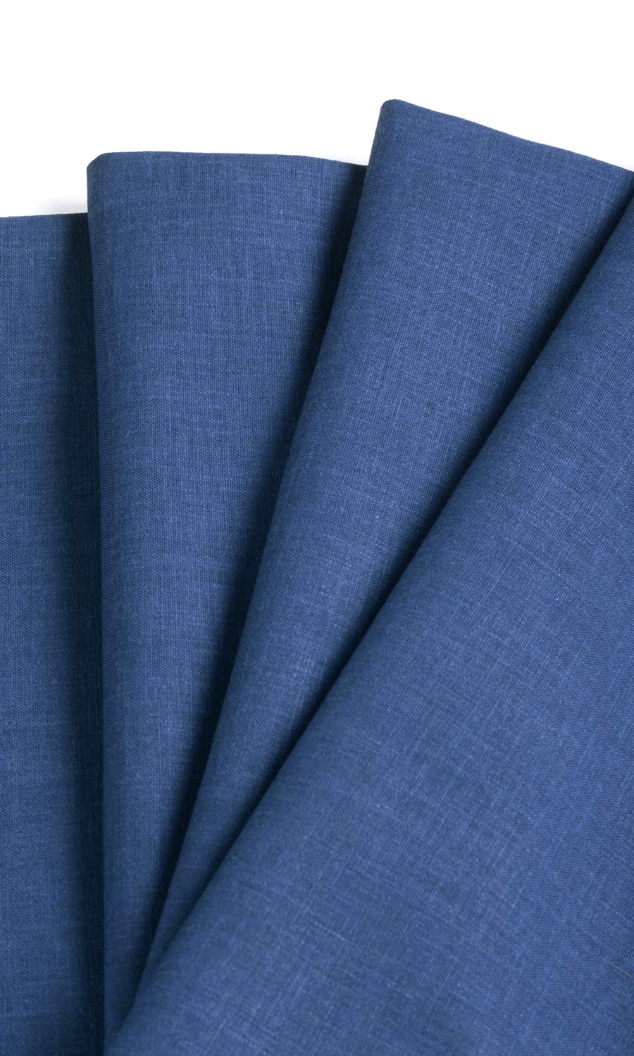 Poly-Cotton Blend Window Treatments Fabric By the Metre (Cobalt)