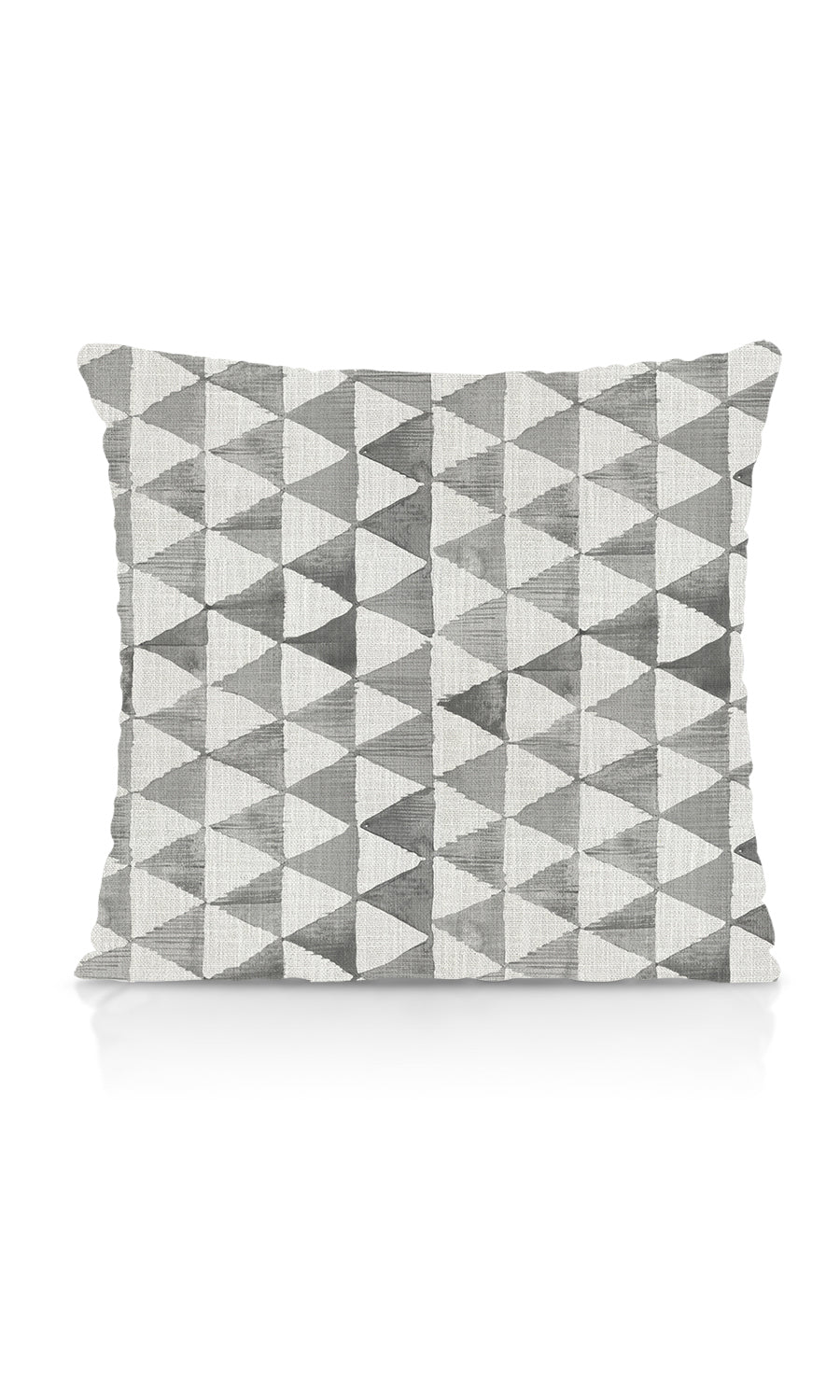 Triagonal Print Home Textile Fabric Material Sample (Eggshell White/ Grey)