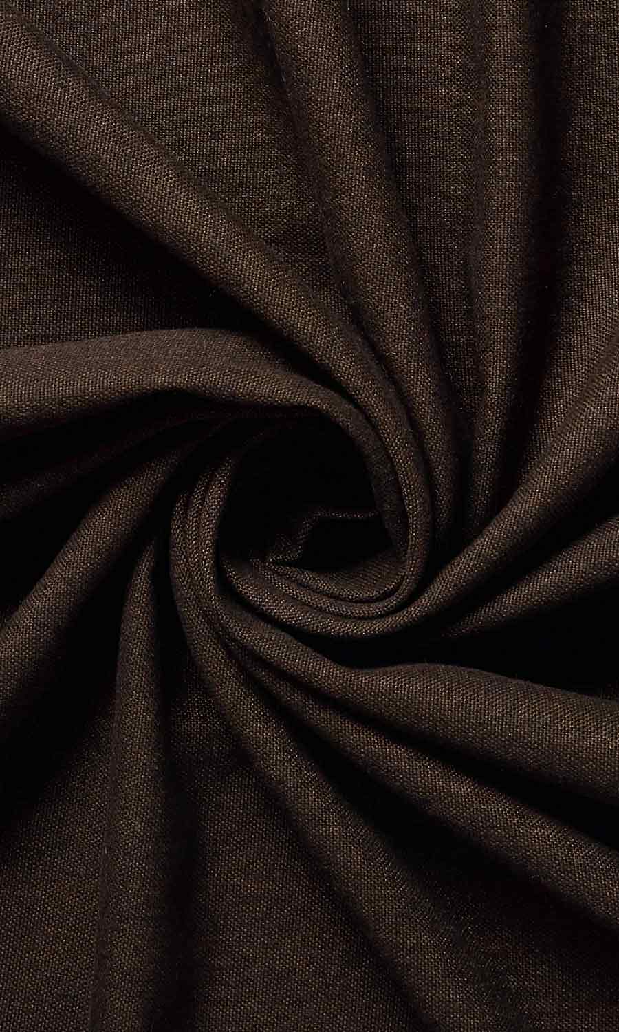 Plain Home Décor Fabric Sample (Coffee Brown)