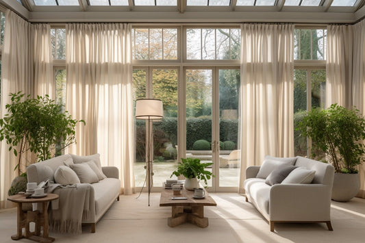 Conservatory Curtains: Weaving Sunlit Serenity with Functional Flair