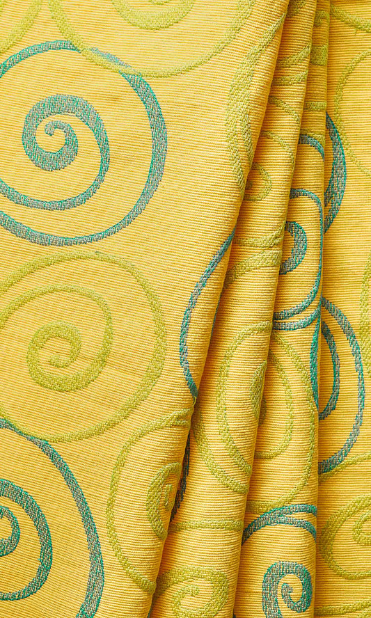 Cotton Home Décor Fabric By the Yard (Yellow Cotton)
