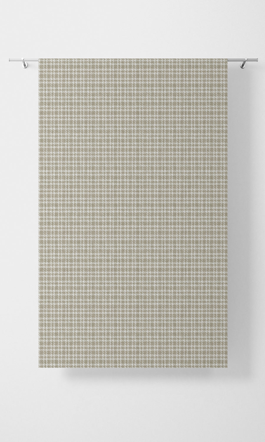 Striped Home Textile Fabric Material Sample (Sand Beige/ White)