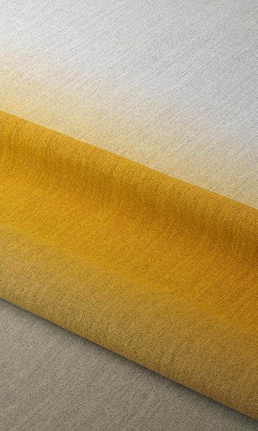 3-Tone Ombre Fabric Material By the Metre (Yellow/ Beige)