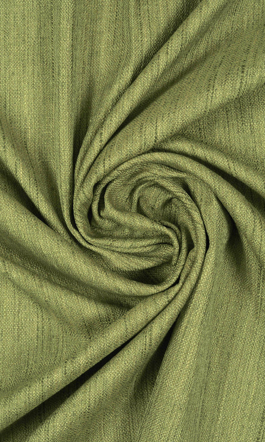 Textured Faux Silk Home Décor Fabric Sample (Green)