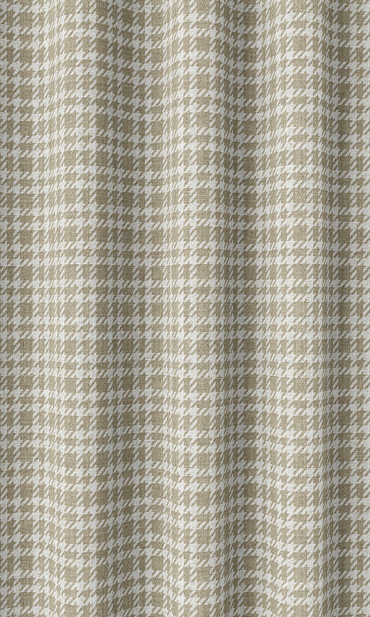 Modern Checkered Patterned Drapery