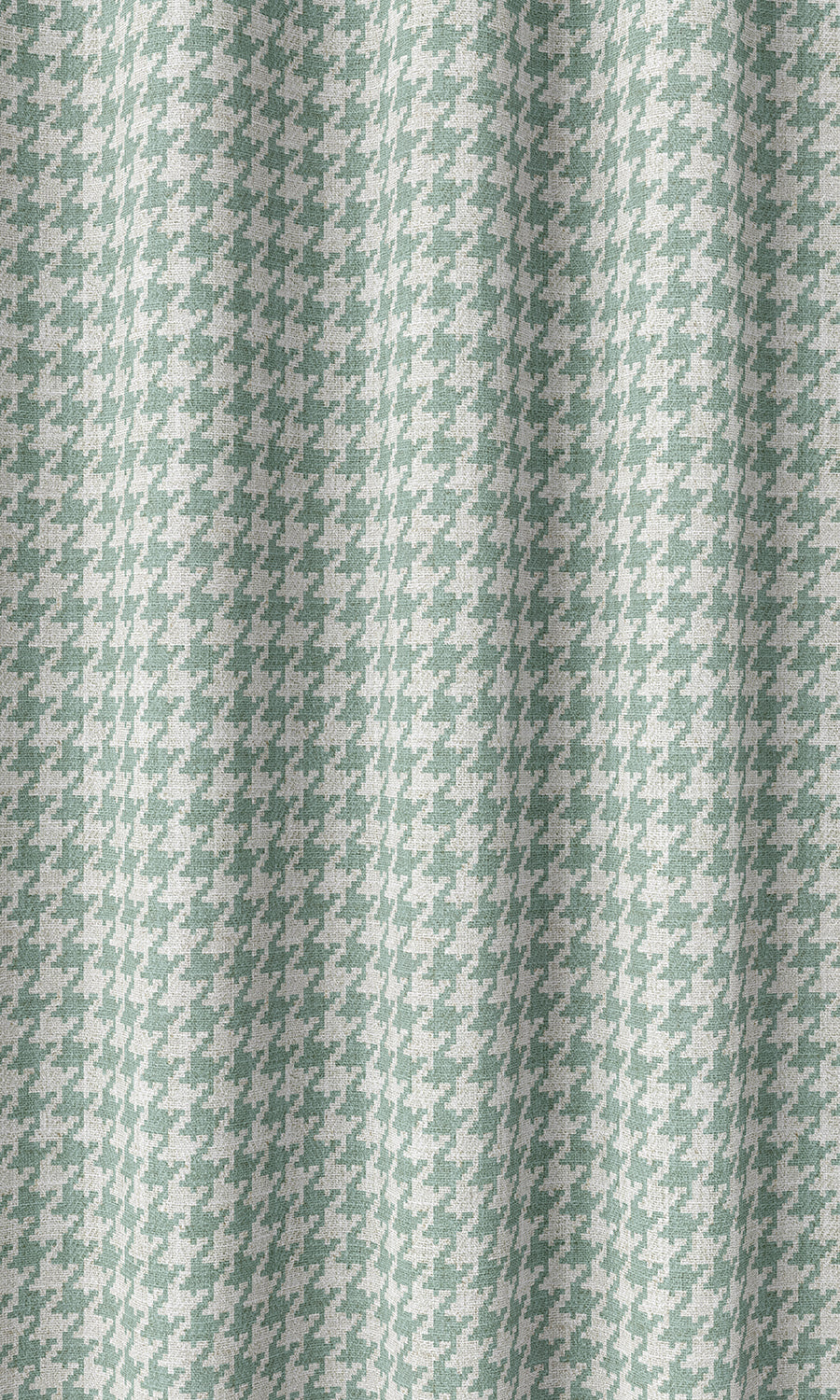 Houndstooth Print Home Décor Fabric Sample (Blue/ White)