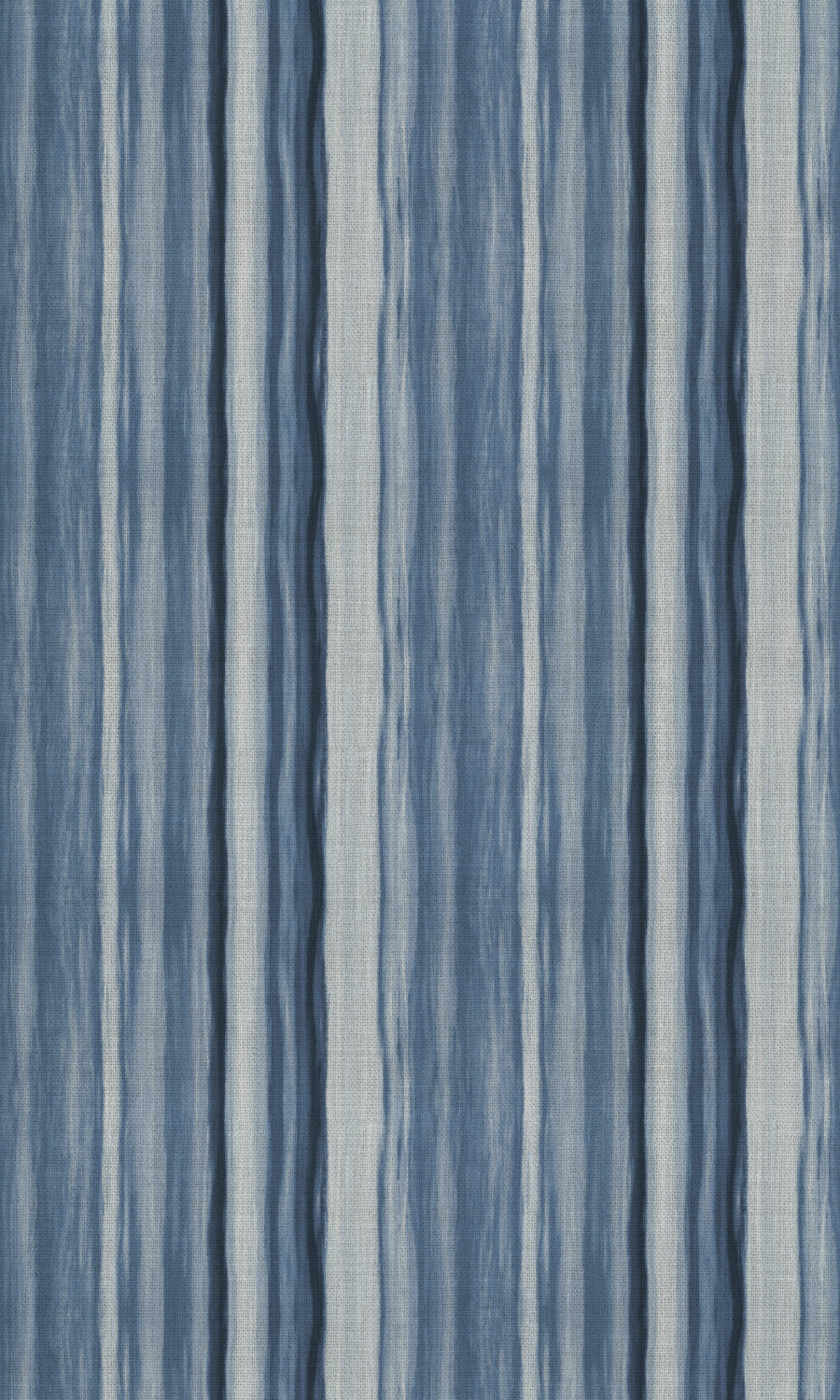 Modern Striped Fabric Material By the Metre (Cobalt/ Denim Blue)