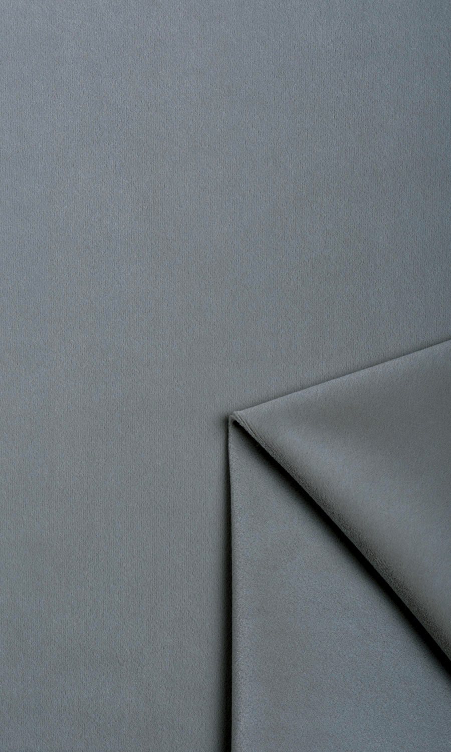 Velvet Window Treatments Fabric By the Metre (Gray)