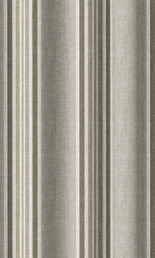 Modern Striped Curtains (Tan/ Brown)