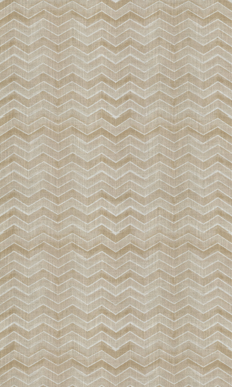 Chevron Print Free Fabric Material Sample (Eggshell White/ Pale Brown)