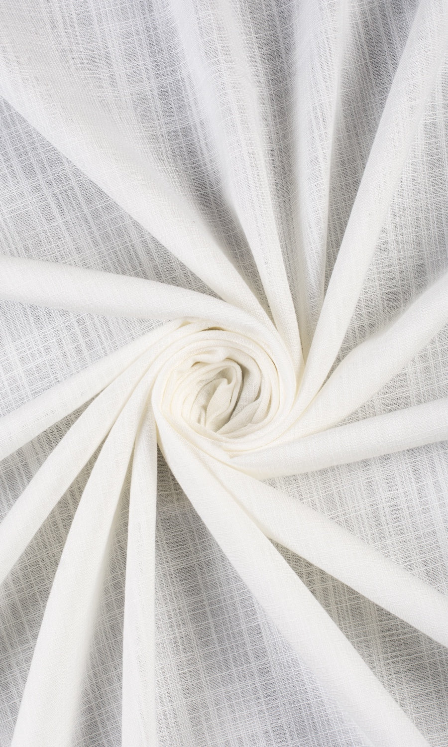 Semi-Sheer Home Décor Fabric By the Metre (White)