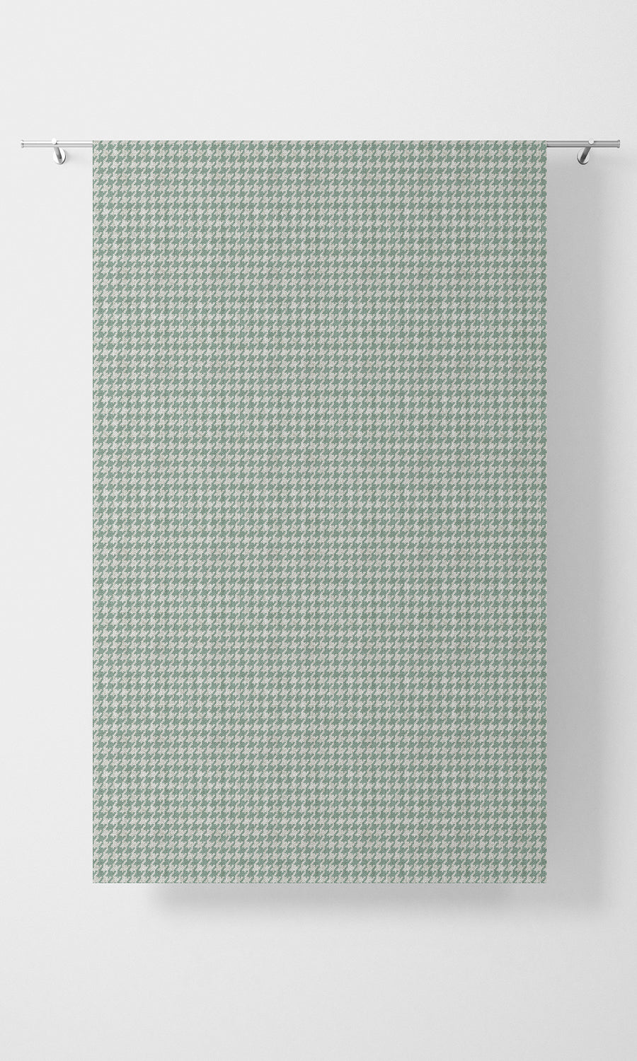 Houndstooth Print Home Textile Fabric Material Sample (Blue/ White)