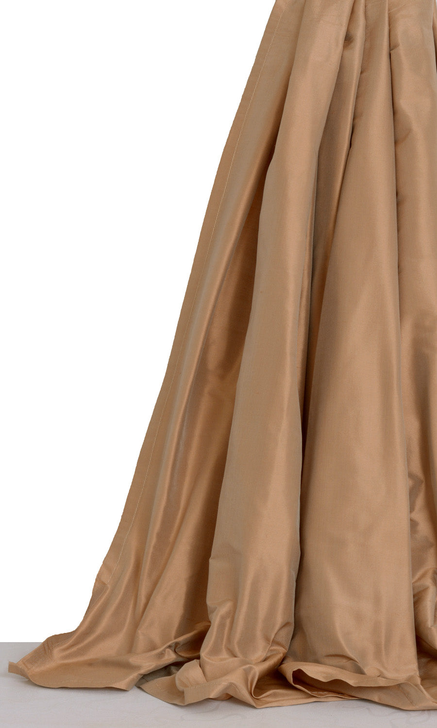 Shantung Silk Window Treatments Fabric By the Metre (Peach/ Salmon)