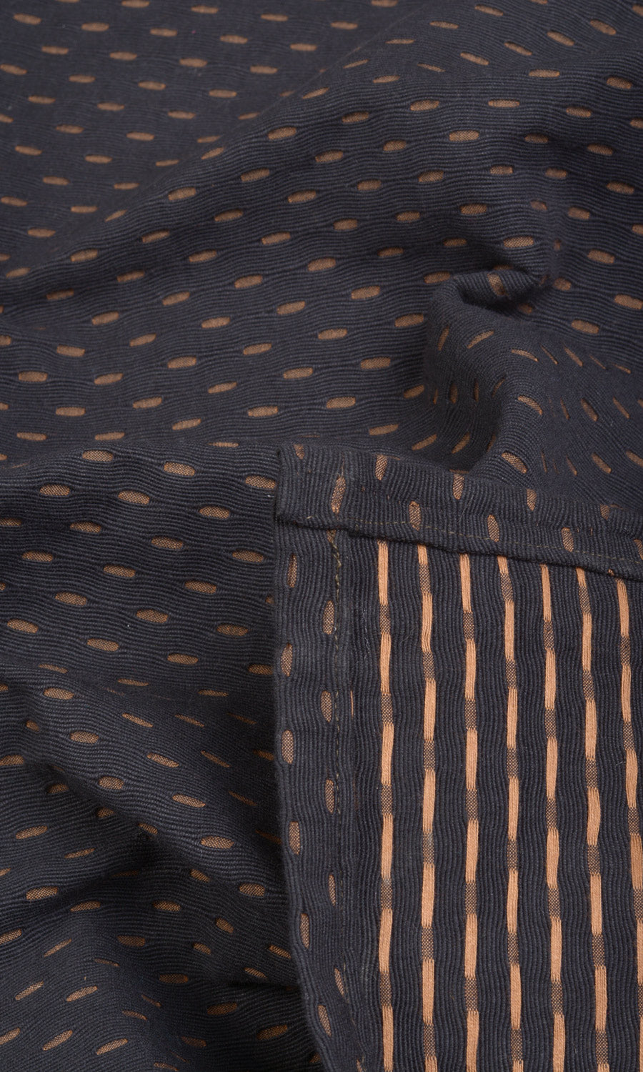 Cotton Fabric Material By the Metre (Black)