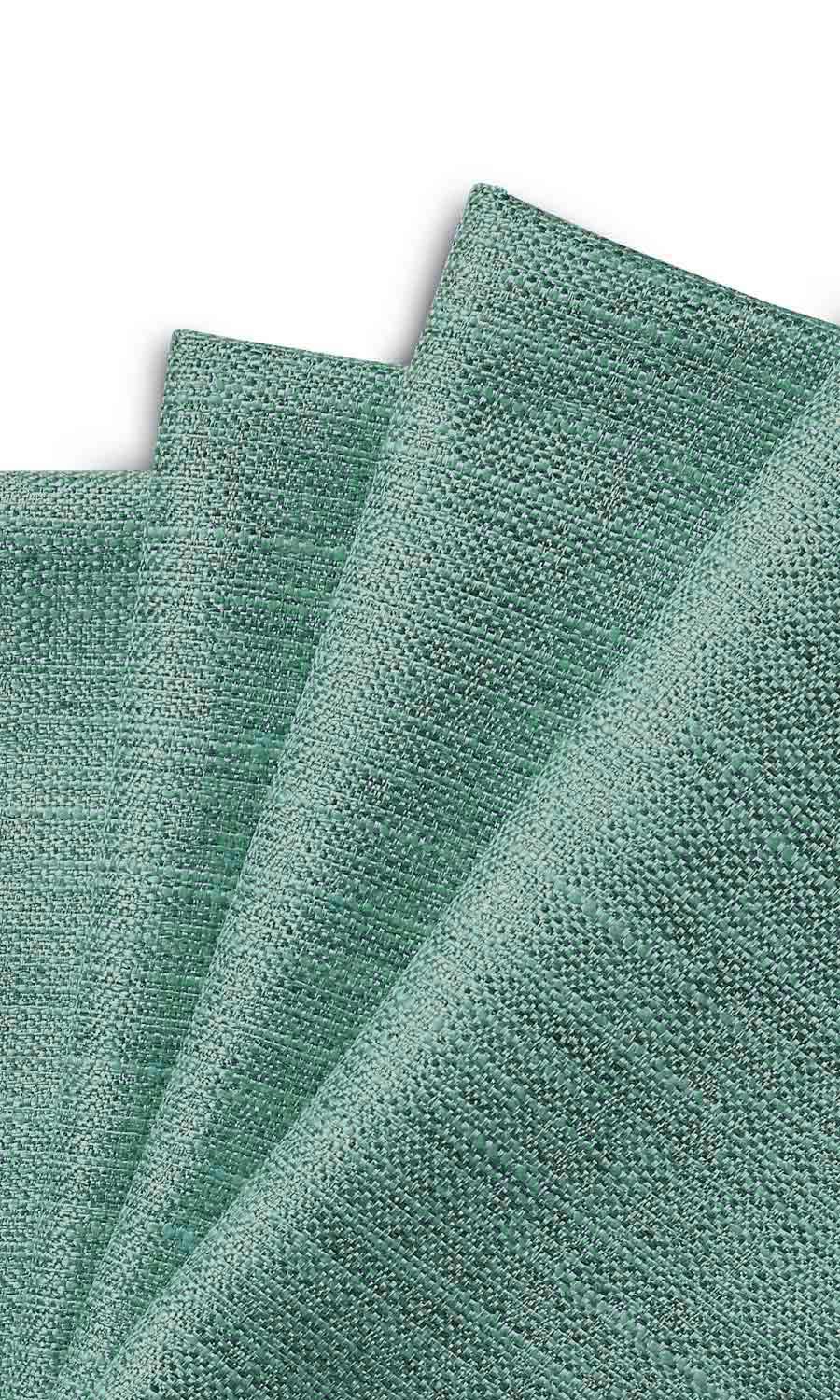 Faux Silk Window Treatments Fabric By the Metre (Sea Green)