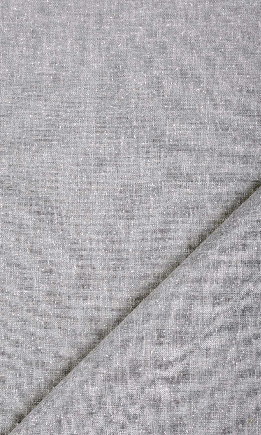 Poly-Cotton Blend Window Treatments Fabric By the Metre (Steel Grey)