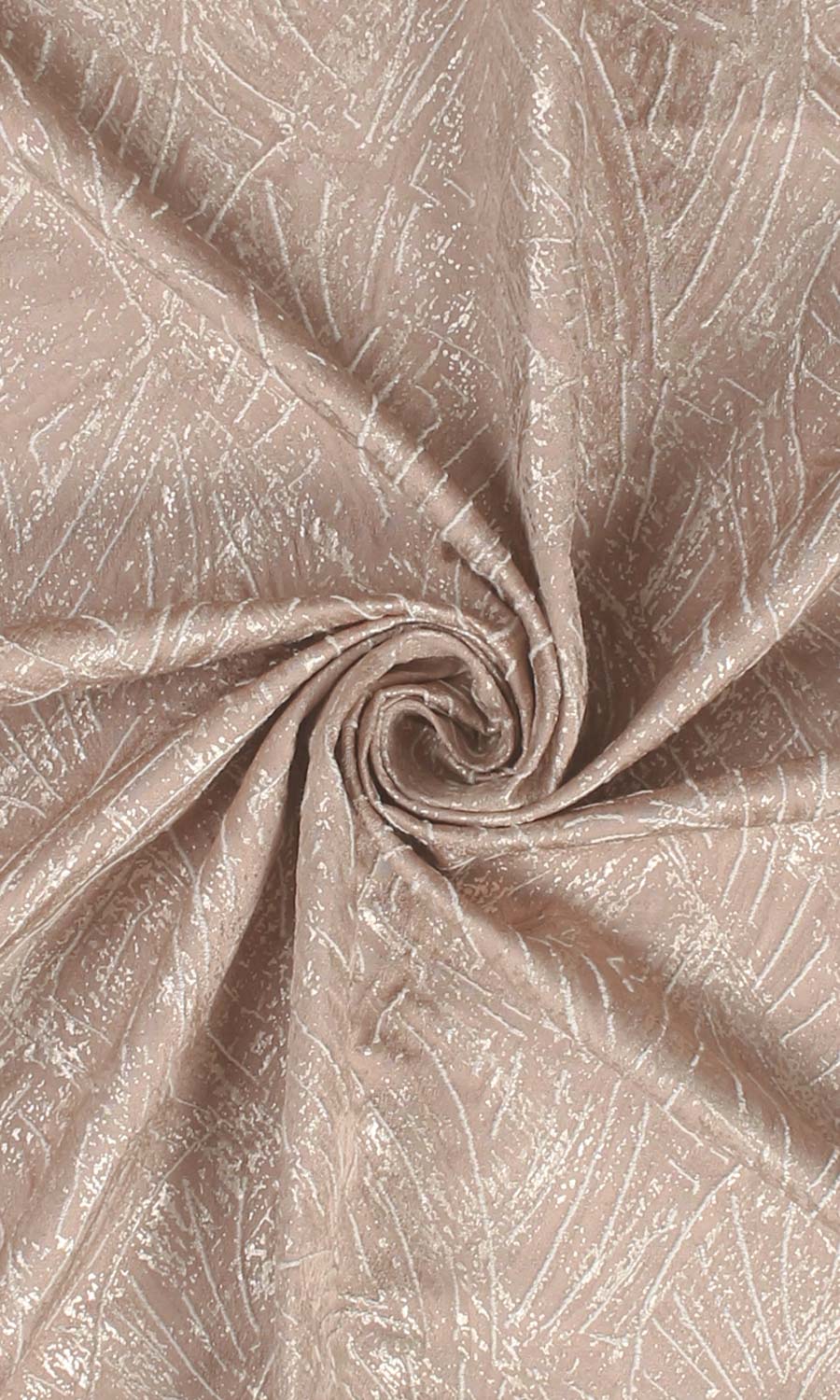 Self-Patterned Poly-Cotton Free Fabric Material Sample (Blush Pink)
