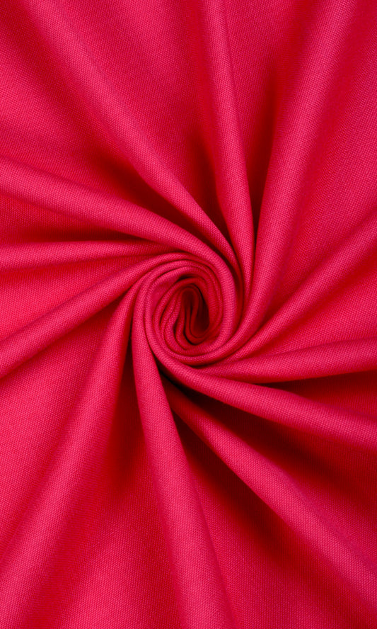 Plain Home Décor Fabric Sample (Raspberry Red)