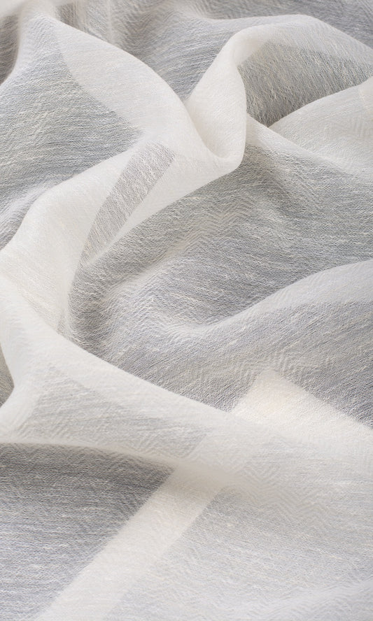 Textured Sheer Drapery (Warm White)