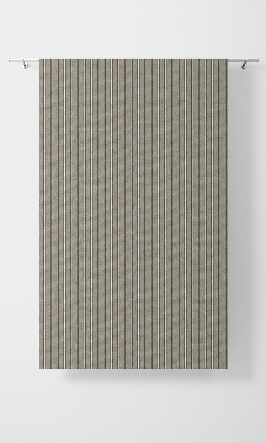 Modern Striped Home Textile Fabric Material Sample (Beige/ Brown)