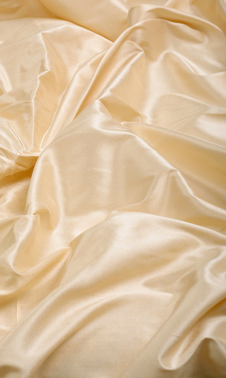 Shantung Silk Free Fabric Material Sample (Warm Ivory)
