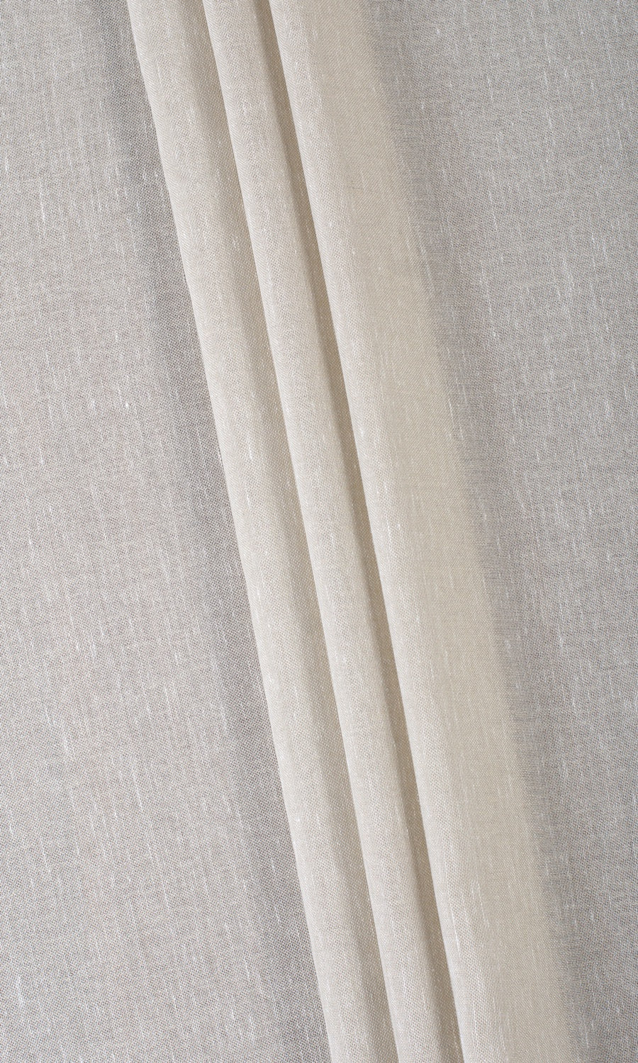 Plain Sheer Home Textile Fabric Material By the Metre (Gre-ige)