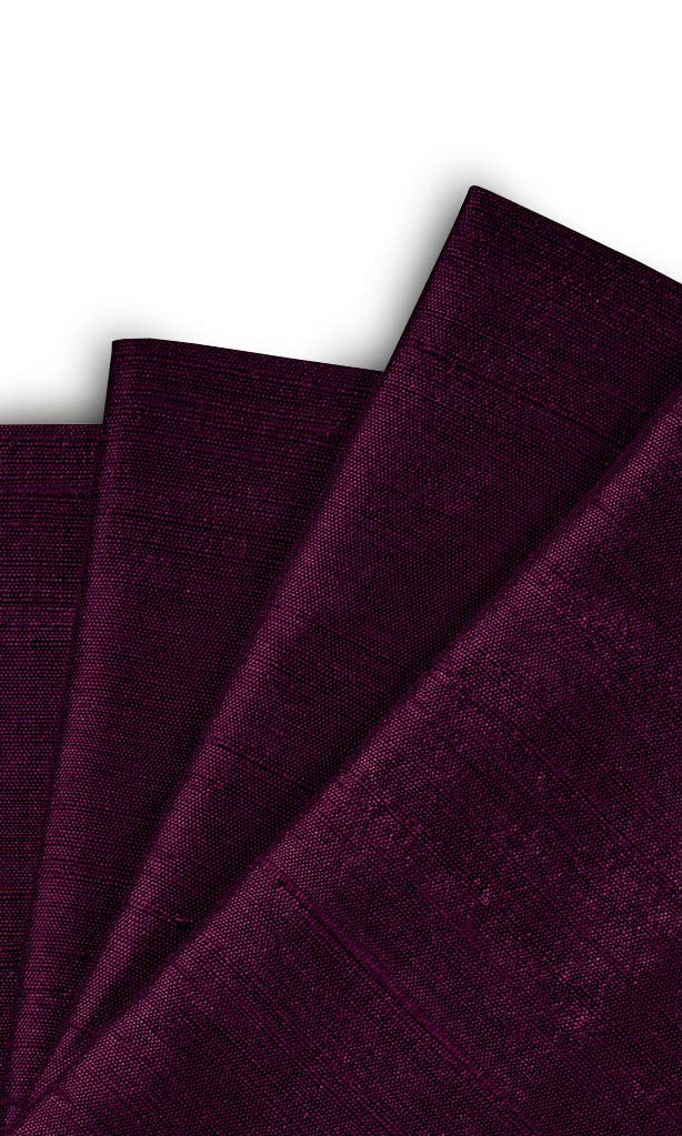 Dupioni Silk Window Treatments Fabric By the Metre (Purple/ Plum)