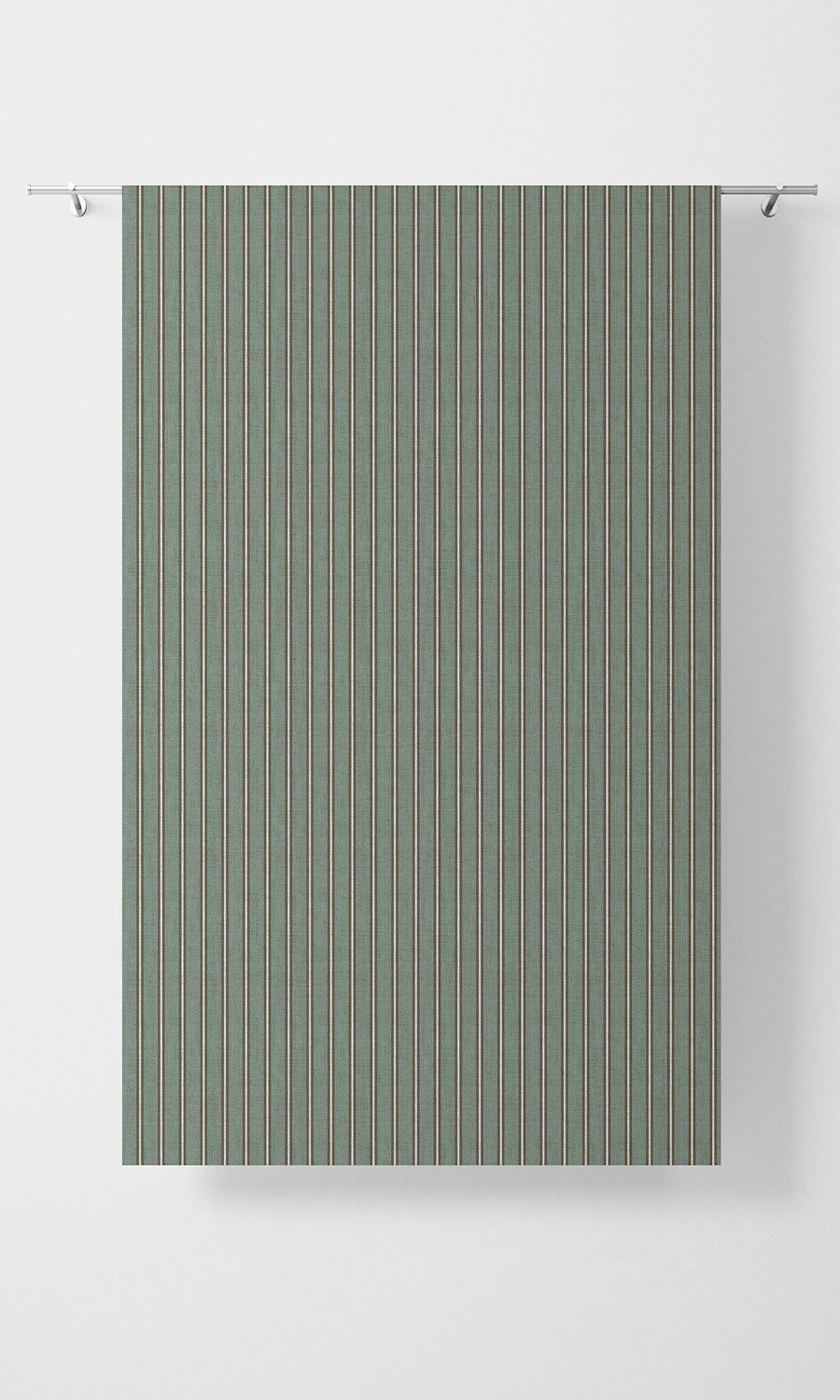 Striped Home Textile Fabric Material By the Metre (Duck Egg Blue)