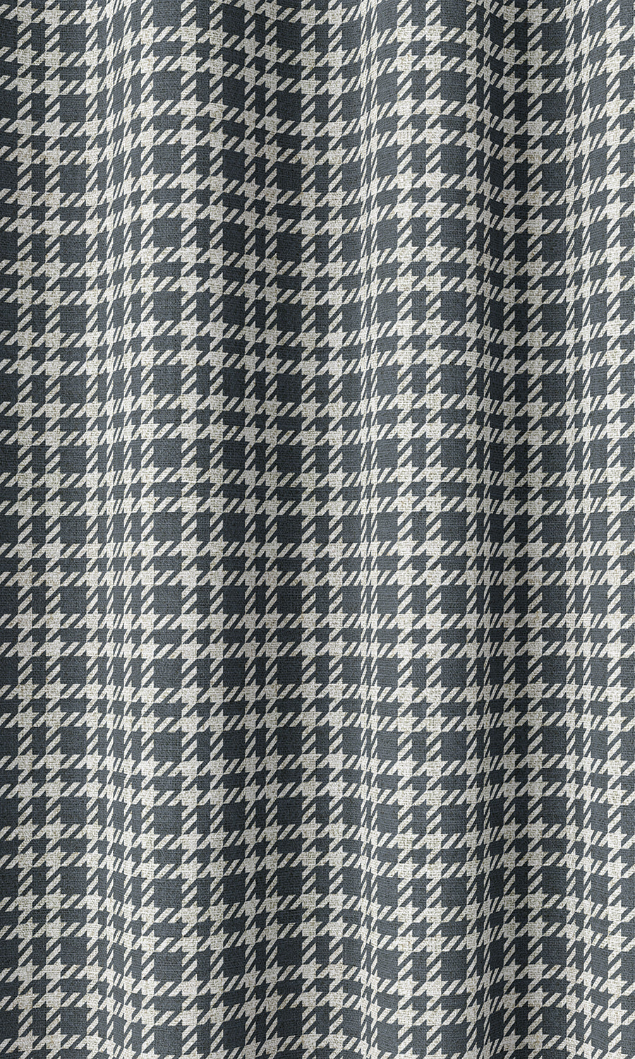 Check Patterned Home Décor Fabric Sample (Slate Grey)