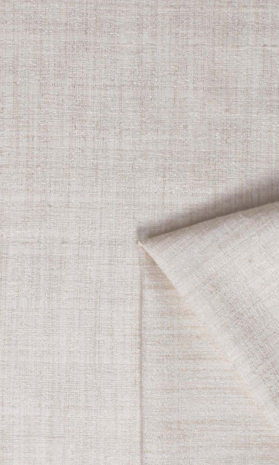 Textured Window Treatments Fabric By the Metre (Ivory/ Pale Beige)