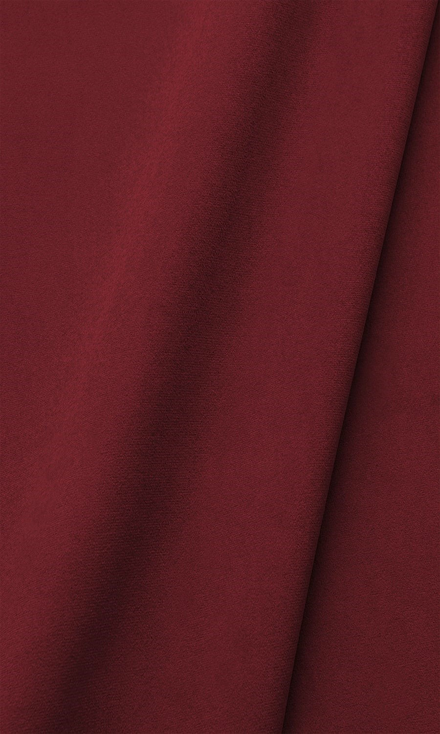 Velvet Window Treatments Fabric Sample (Burgundy Red)