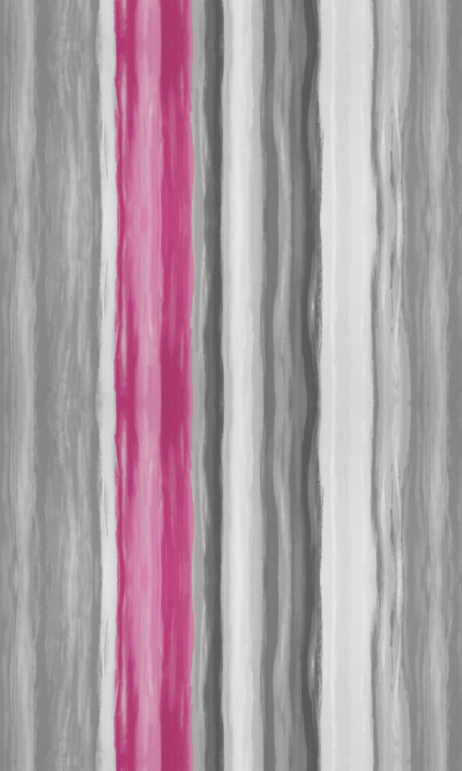 Dimout Striped Home Textile Fabric Material Sample (Grey/ Carnation Pink)