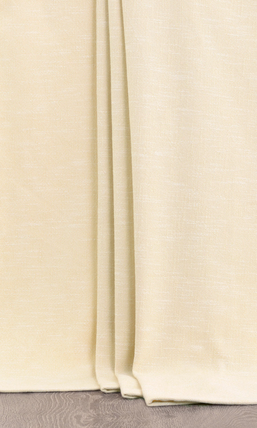 Plain Cotton Window Treatments Fabric By the Metre (Ivory)