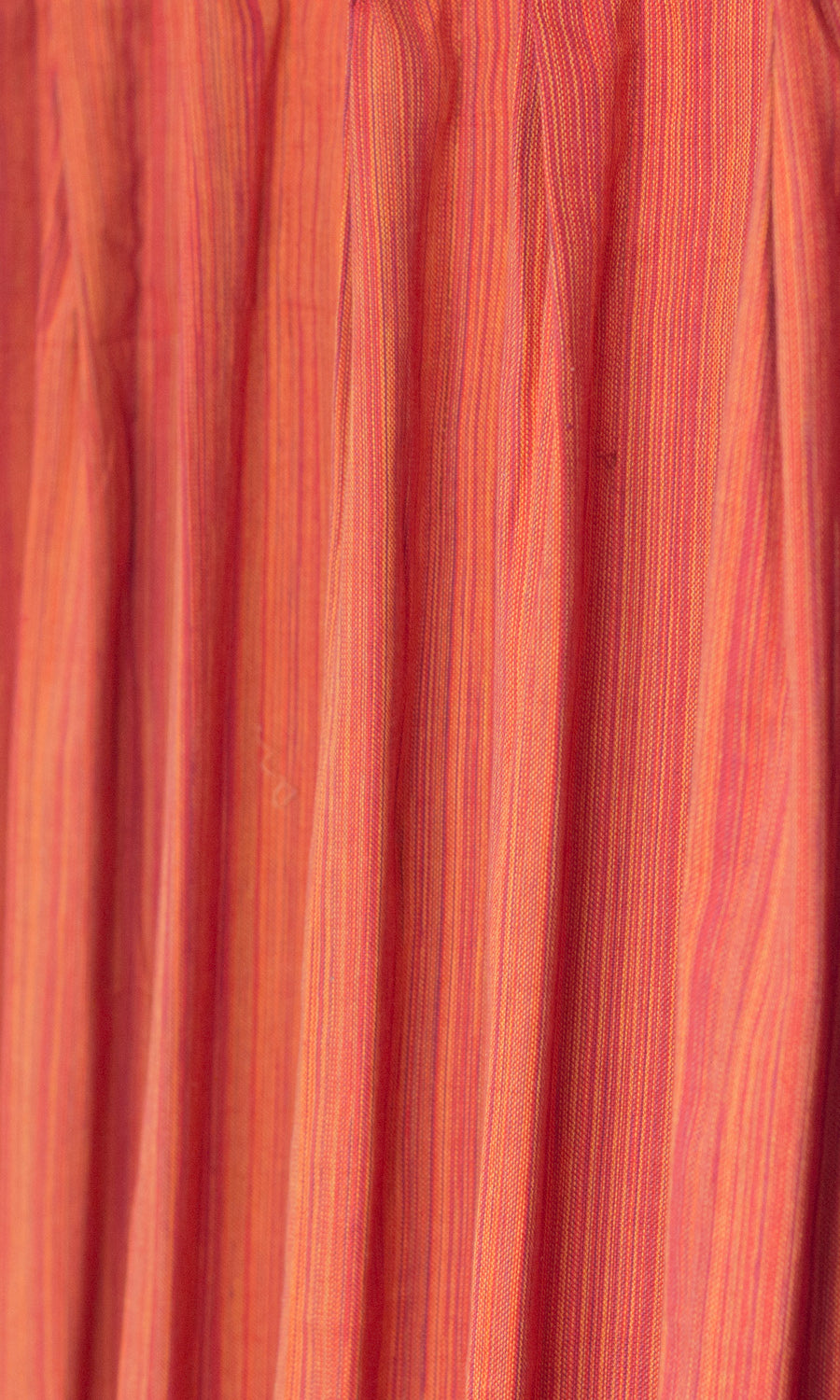 Cotton Window Treatments Fabric Sample (Orange)