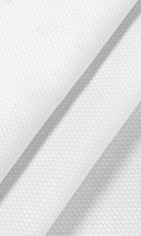 Cotton Home Décor Fabric Sample (White/ Ivory)