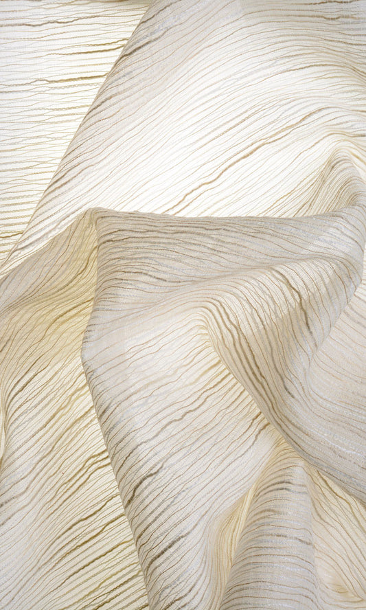 Sheer  Curtain Panels (Warm Ivory)