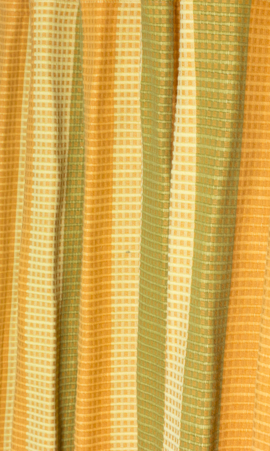 Cotton Window Treatments Fabric Sample (Yellow/ Green)