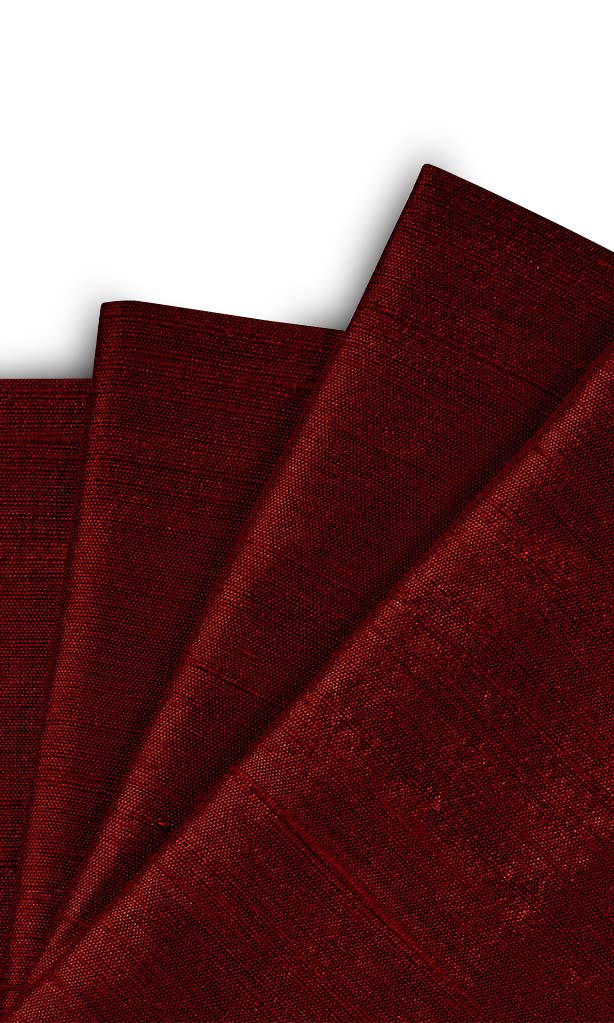 Dupioni Silk Window Treatments Fabric By the Metre (Maroon/ Burgundy Red)