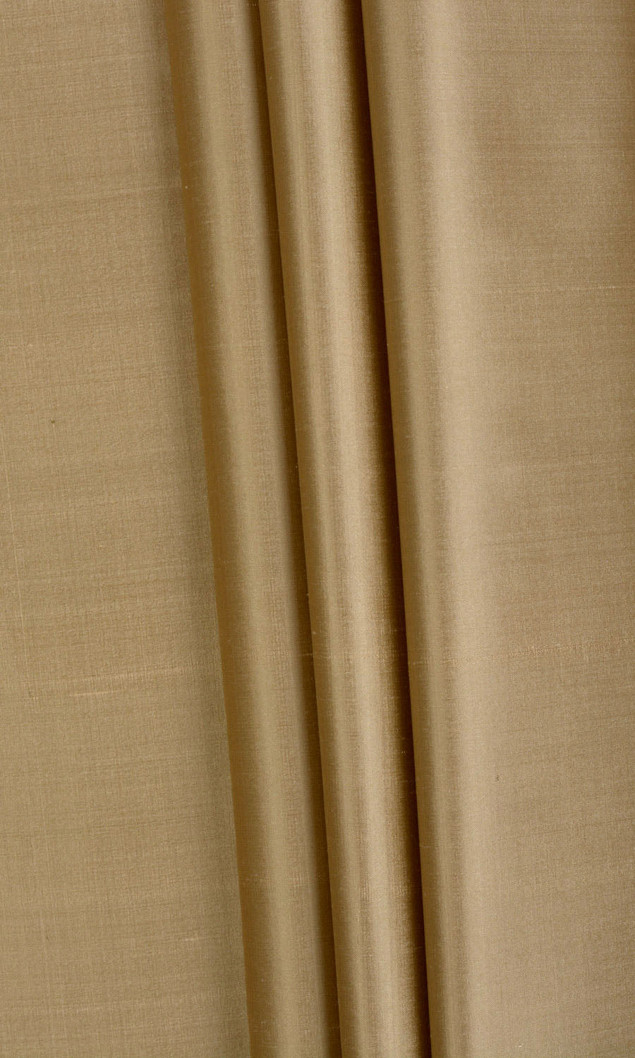 Shantung Silk Fabric By the Metre for Curtains & Drapes (Golden Beige/ Ochre Yellow)