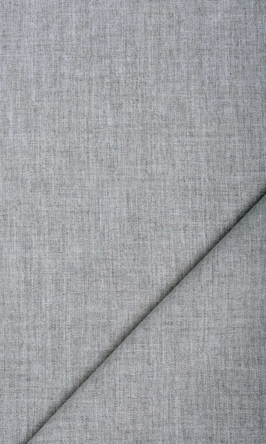 Plain Linen Texture Home Textile Fabric Material By the Metre (Steel Grey)