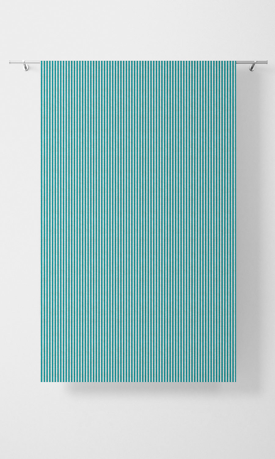 Striped Print Free Fabric Material Sample (Pacific Blue)