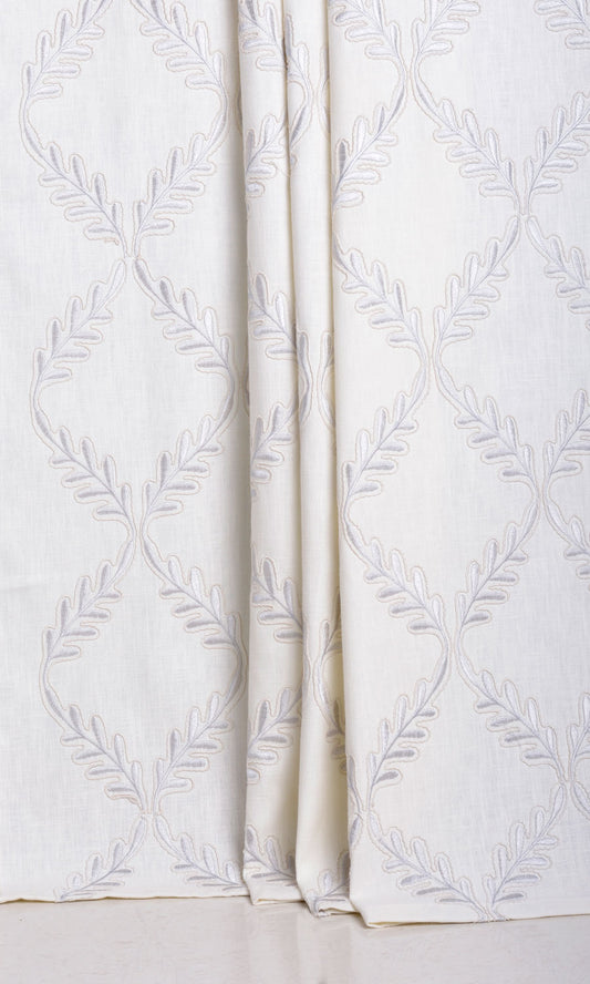 White Custom Size Drapes For Home Decor