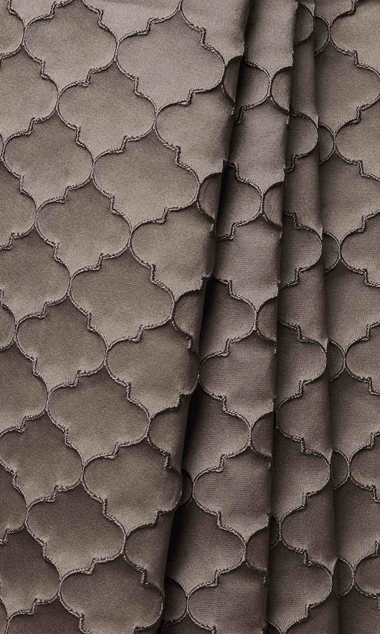 Silk Blend Drapes (Coffee Brown)