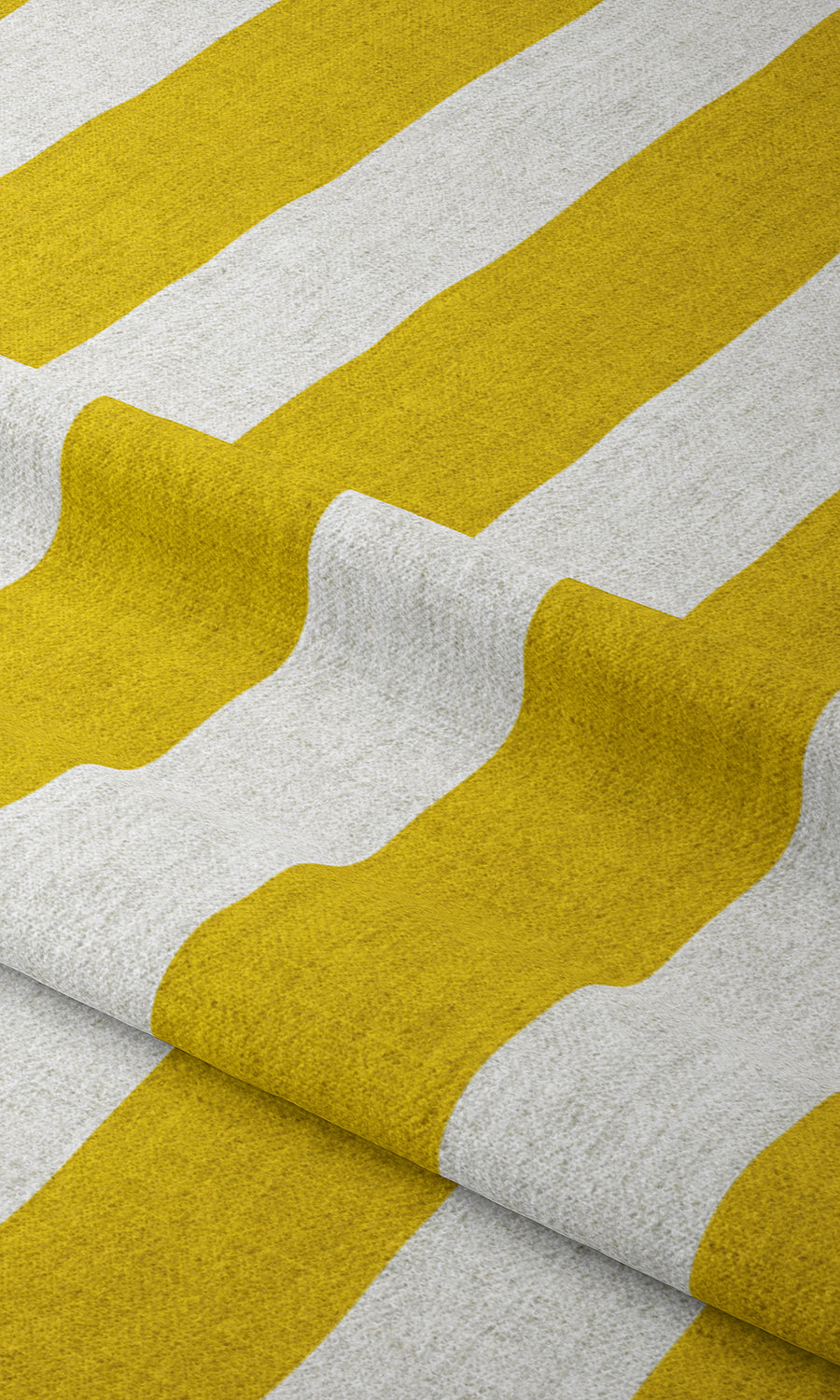 Geometric Print Home Textile Fabric Material Sample (Sunflower Yellow)