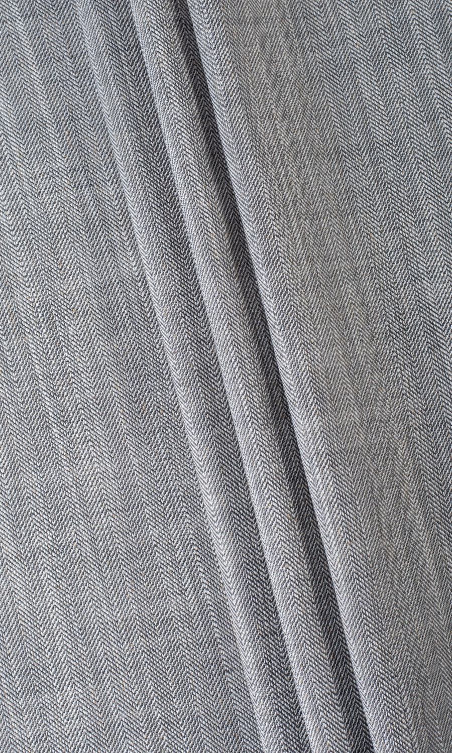 Textured Semi-Sheer Fabric Material By the Metre (Gray)