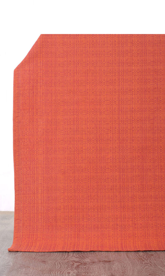 Cotton Home Décor Fabric By the Metre (Orange Red)
