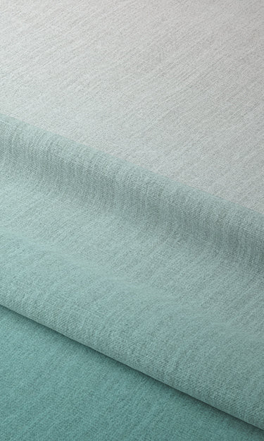 2-Tone Ombre Fabric Material By the Metre (Turquoise Blue)