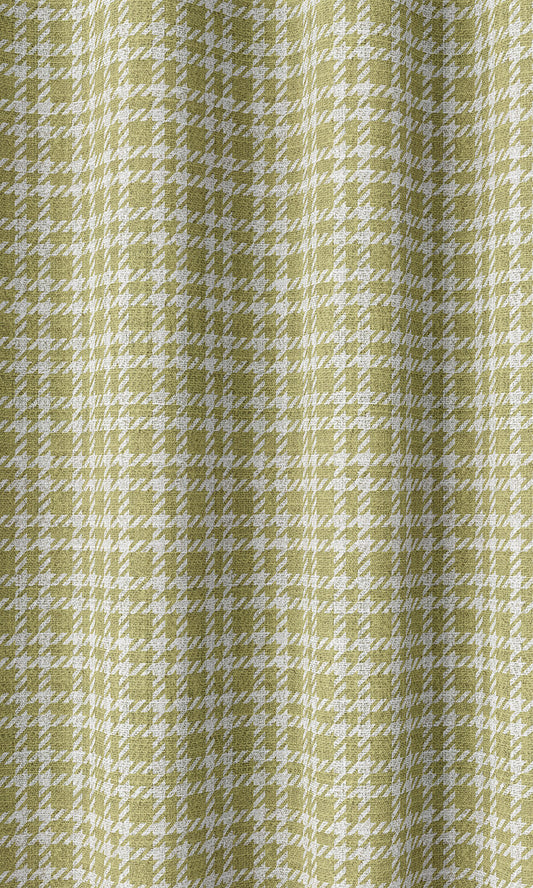 Modern Checkered Print Drapes